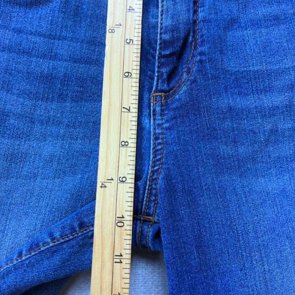 KUT From The Kloth Crop Jeans Womens 0 High Rise Straight Leg Light Wash Denim - Picture 7 of 8